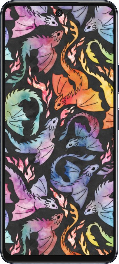 Силиконовый чехол № 5416 для Infinix Hot 50 5G - 5416u-3795 изображение 