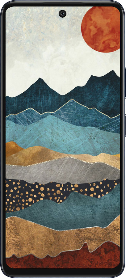 Силиконовый чехол Закат горы для Infinix Hot 50 5G - 5434u-3795 изображение 