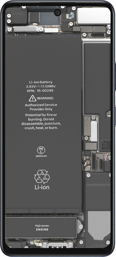 Силиконовый чехол Детали смартфона для Infinix Hot 50 5G - 5487u-3795 изображение 