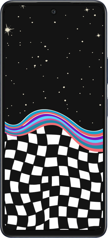 Силиконовый чехол Абстрактный космос для Infinix Hot 50 5G - 5512u-3795 изображение 