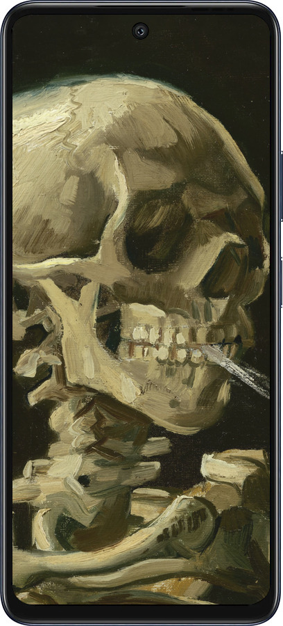 Силиконовый чехол Винсент Ван Гог. Череп для Infinix Hot 50 5G - 5544u-3795 изображение 