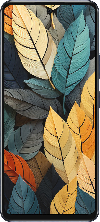 Силиконовый чехол Кольорове листя для Infinix Hot 50 5G - 5644u-3795 изображение 