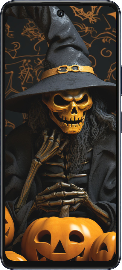 Силиконовый чехол Halloween 2 для Infinix Hot 50 5G - 5654u-3795 изображение 