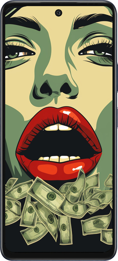 Силиконовый чехол Big money 2 для Infinix Hot 50 5G - 5668u-3795 изображение 