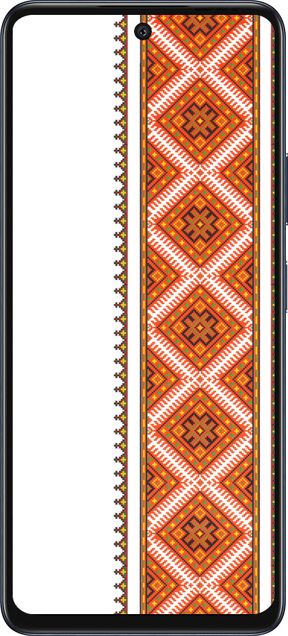 Силиконовый чехол Вышиванка 25 для Infinix Hot 50 5G - 593u-3795 изображение 