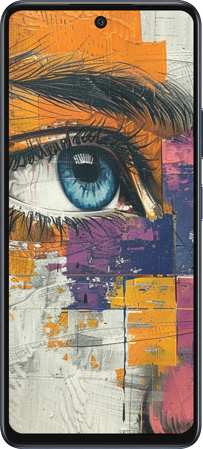 Силиконовый чехол Цветная фреска для Infinix Hot 50 5G - 6032u-3795 изображение 