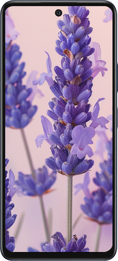 Силиконовый чехол Лаванда для Infinix Hot 50 5G - 6037u-3795 изображение 