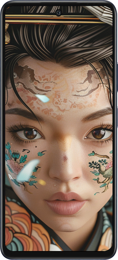 Силиконовый чехол Взгляд души самурая для Infinix Hot 50 5G - 6076u-3795 изображение 