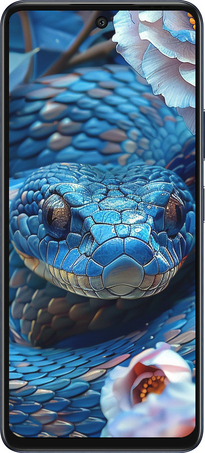 Силиконовый чехол Blue Snake для Infinix Hot 50 5G - 6079u-3795 изображение 