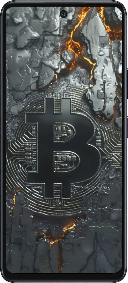 Силиконовый чехол Раскаленный биткойн для Infinix Hot 50 5G - 6091u-3795 изображение 