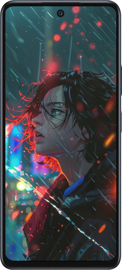 Силиконовый чехол Ночные огни для Infinix Hot 50 5G - 6096u-3795 изображение 