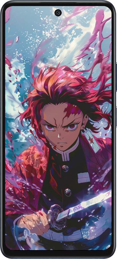 Силіконовий чехол Танджиро Камадо: Клинок, що розсікає демонів для Infinix Hot 50 5G - 6111u-3795 изображение 