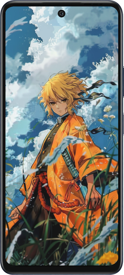 Силиконовый чехол Zenitsu Agatsuma для Infinix Hot 50 5G - 6117u-3795 изображение 