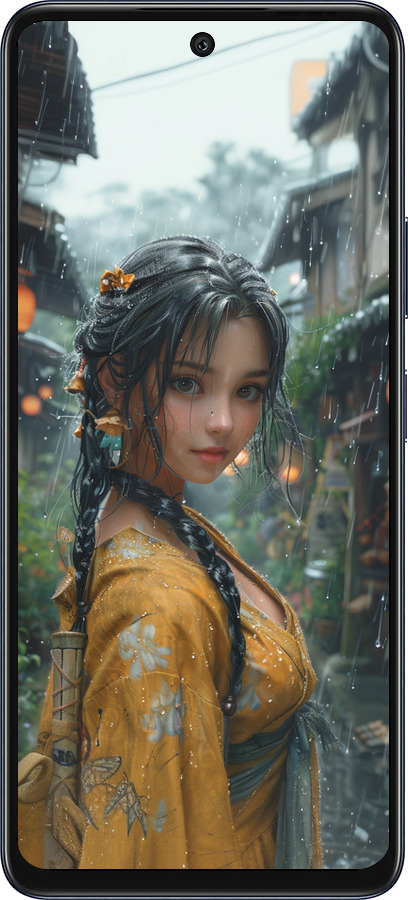 Силиконовый чехол Anime-girl для Infinix Hot 50 5G - 6133u-3795 изображение 