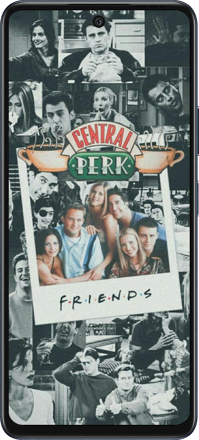 Силиконовый чехол Друзья для Infinix Hot 50 5G - 6276u-3795 изображение 