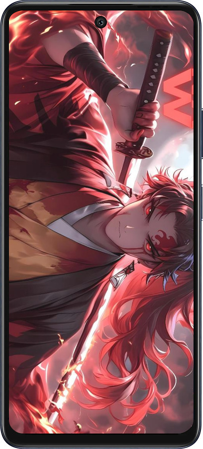 Силиконовый чехол Аниме воин для Infinix Hot 50 5G - 6281u-3795 изображение 