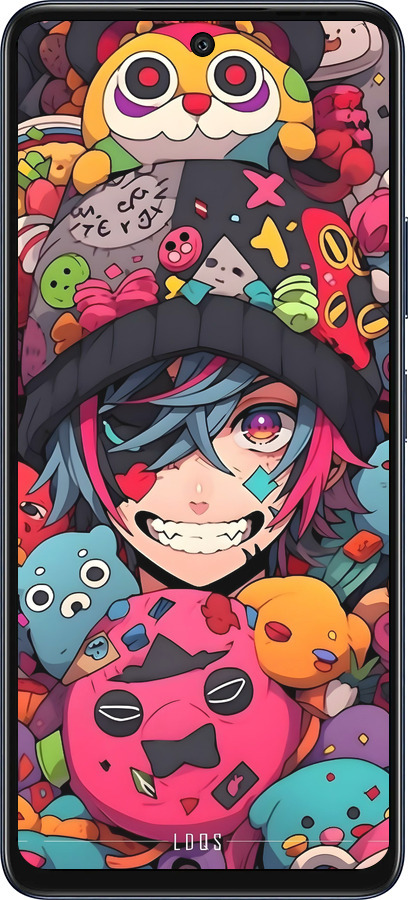 Силиконовый чехол Аниме парень для Infinix Hot 50 5G - 6317u-3795 изображение 