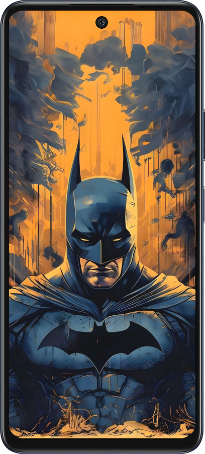 Силиконовый чехол Бэтмен для Infinix Hot 50 5G - 6335u-3795 изображение 