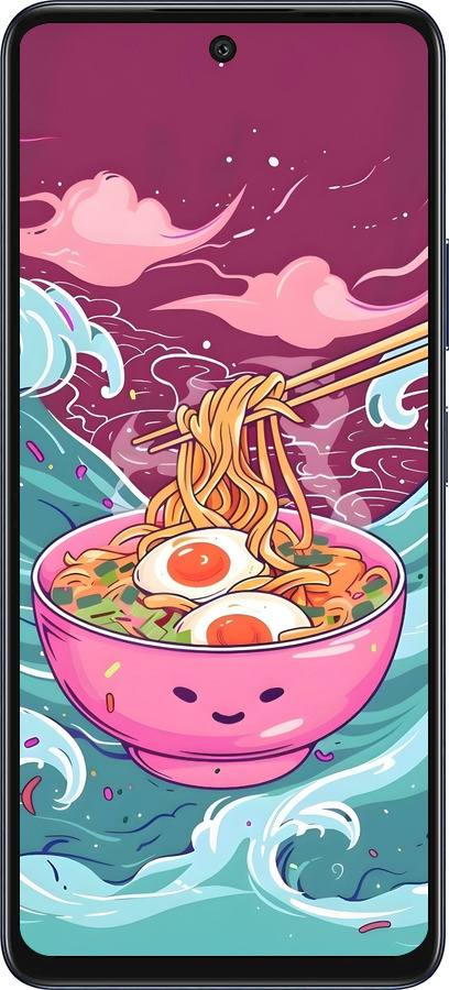 Силиконовый чехол Рамен для Infinix Hot 50 5G - 6360u-3795 изображение 