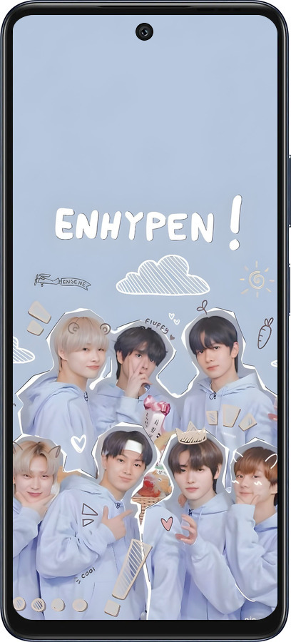 Силиконовый чехол Энхайпен для Infinix Hot 50 5G - 6362u-3795 изображение 