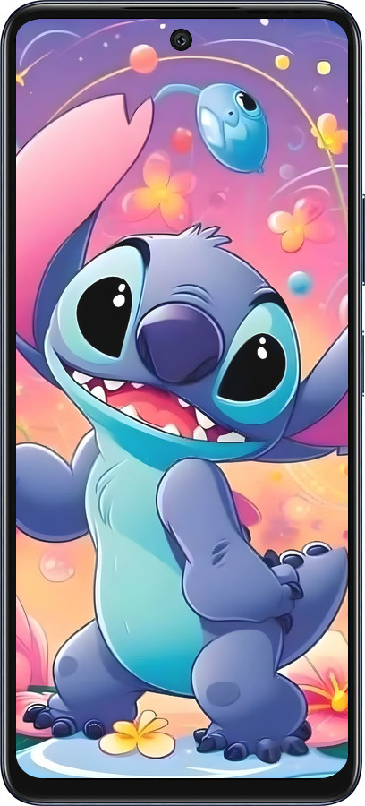 Силиконовый чехол Стич 2 для Infinix Hot 50 5G - 6371u-3795 изображение 