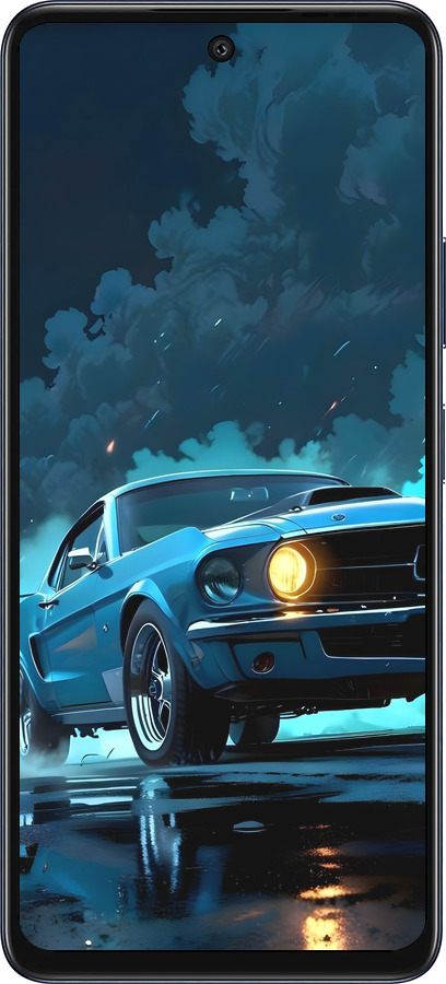 Силиконовый чехол Форд мустанг для Infinix Hot 50 5G - 6374u-3795 изображение 