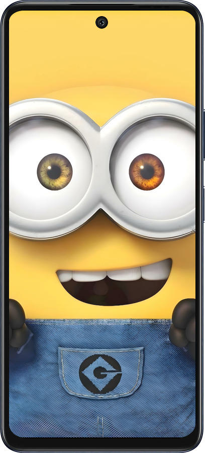 Силиконовый чехол Миньон для Infinix Hot 50 5G - 6389u-3795 изображение 