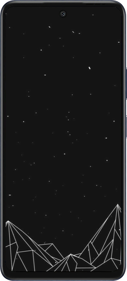 Силиконовый чехол Черно белые абстрактные горы для Infinix Hot 50 5G - 6437u-3795 изображение 