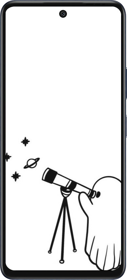 Силиконовый чехол Привидение астроном для Infinix Hot 50 5G - 6444u-3795 изображение 