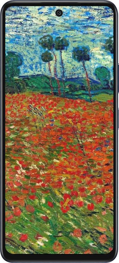 Силиконовый чехол Винсент Ван Гог-Маковое поле для Infinix Hot 50 5G - 6466u-3795 изображение 