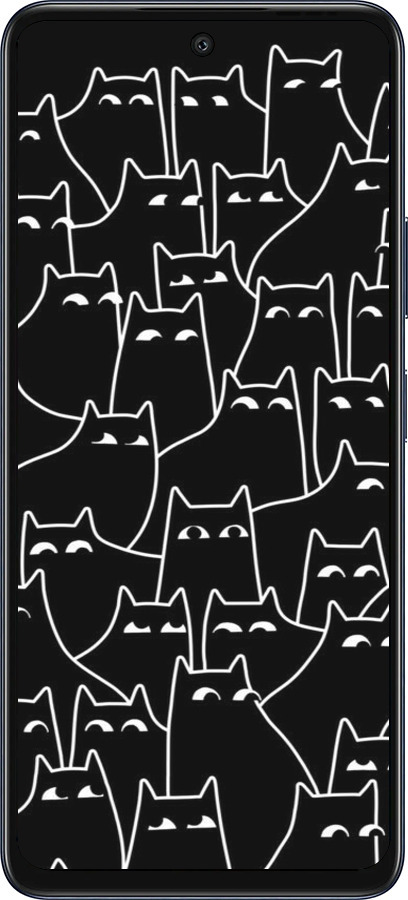 Силиконовый чехол С изображением кошек для Infinix Hot 50 5G - 6470u-3795 изображение 
