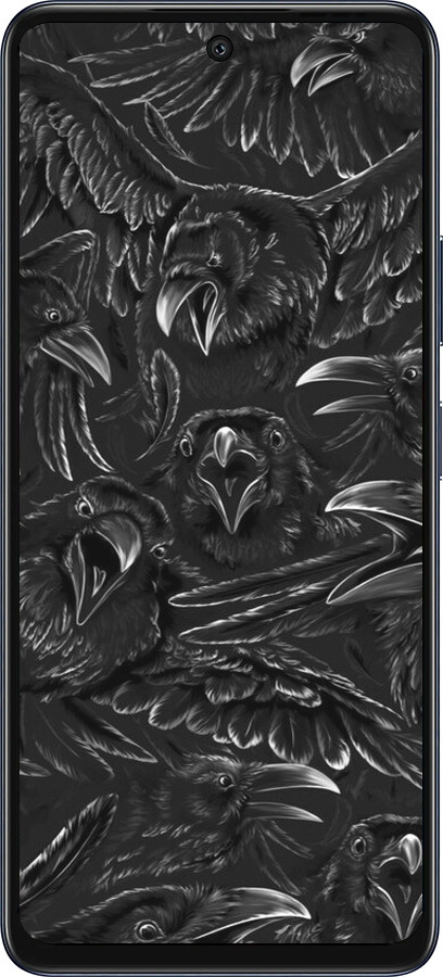 Силиконовый чехол Воронья ярость для Infinix Hot 50 5G - 6474u-3795 изображение 
