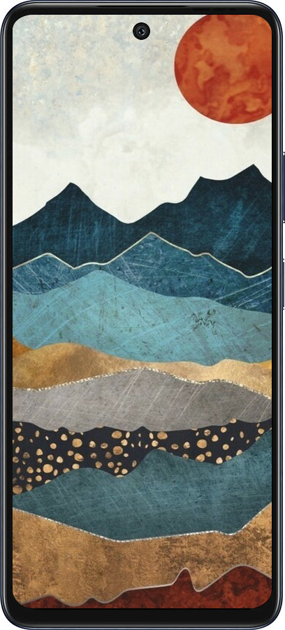 Силиконовый чехол Янтарный закат для Infinix Hot 50 5G - 6475u-3795 изображение 