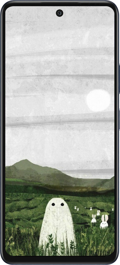 Силиконовый чехол Привидение для Infinix Hot 50 5G - 6492u-3795 изображение 