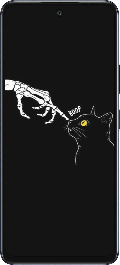 Силиконовый чехол Кошка для Infinix Hot 50 5G - 6505u-3795 изображение 