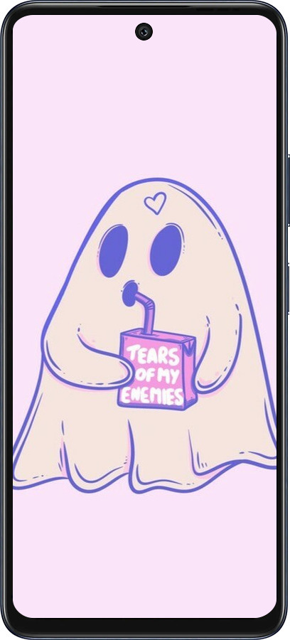 Силиконовый чехол Милый призрак для Infinix Hot 50 5G - 6507u-3795 изображение 