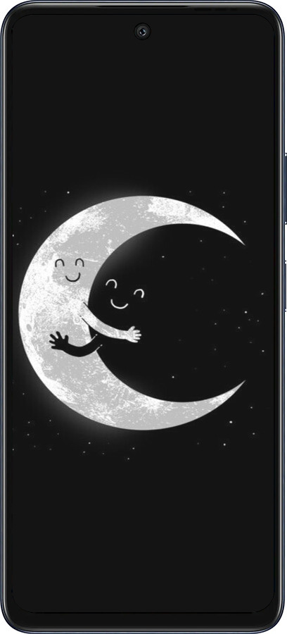 Силиконовый чехол Лунные объятия для Infinix Hot 50 5G - 6508u-3795 изображение 