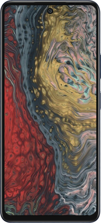 Силиконовый чехол С изображением абстрактной живописи для Infinix Hot 50 5G - 6530u-3795 изображение 