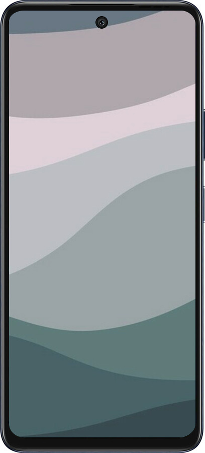 Силиконовый чехол С фиолетовым и бирюзовым ретро-стилем и волнами для Infinix Hot 50 5G - 6533u-3795 изображение 