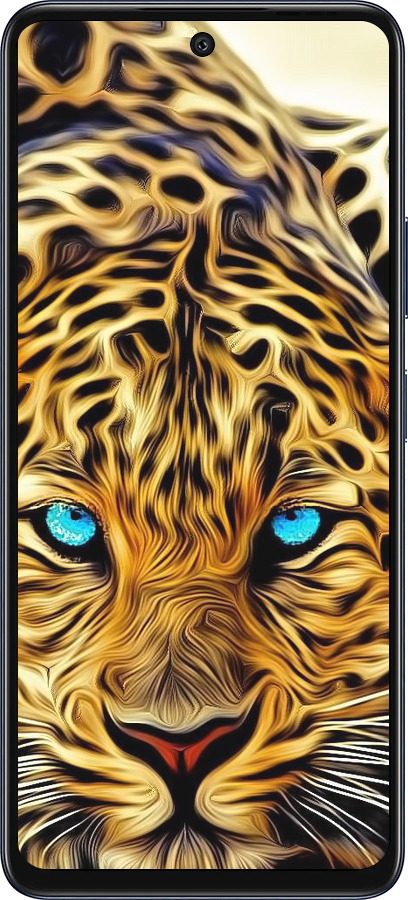 Силиконовый чехол Леопард для Infinix Hot 50 5G - 6611u-3795 изображение 