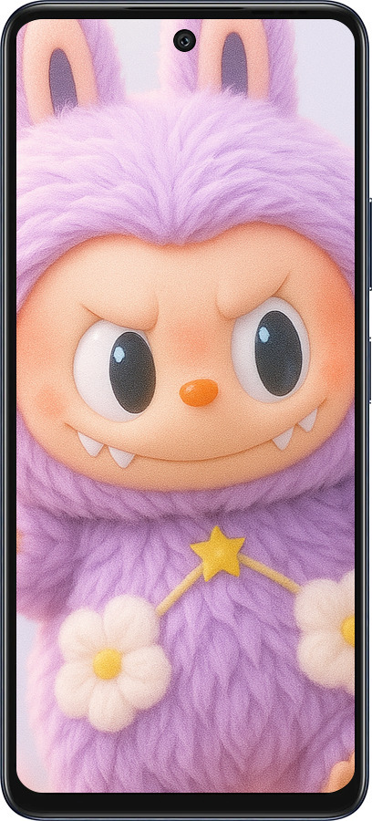 Силиконовый чехол Лабубу для Infinix Hot 50 5G - 6708u-3795 изображение 