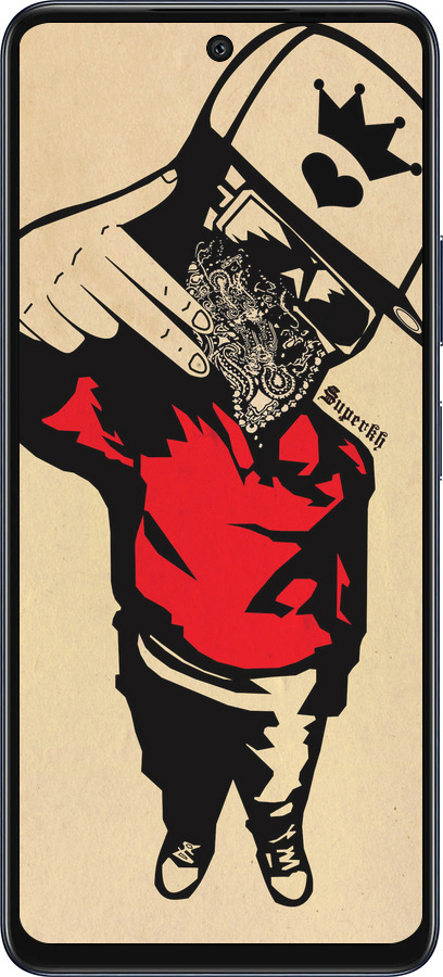 Силиконовый чехол Swag. Super для Infinix Hot 50 5G - 808u-3795 изображение 