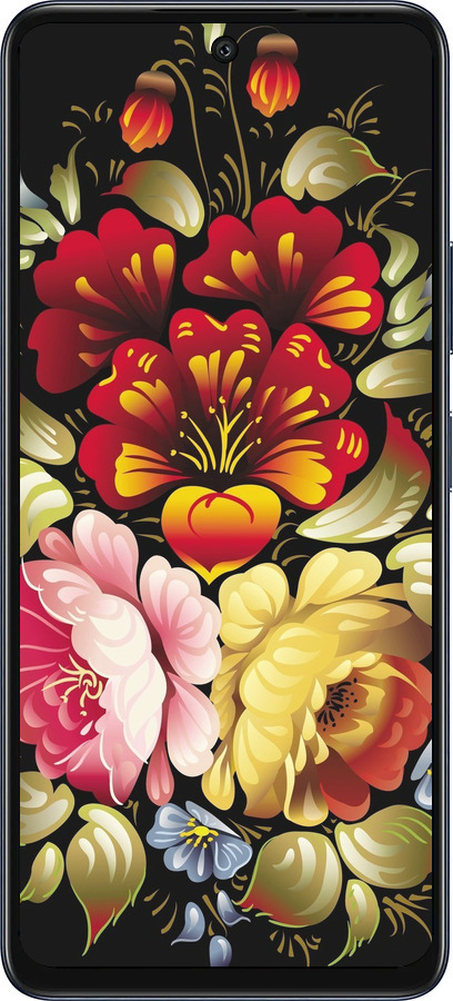 Силиконовый чехол Хохлома 6 для Infinix Hot 50 5G - 829u-3795 изображение 