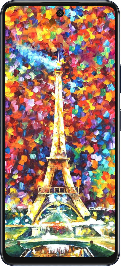 Силиконовый чехол Париж для Infinix Hot 50 5G - 830u-3795 изображение 
