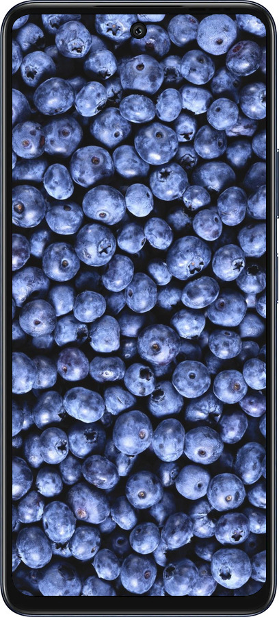 Силиконовый чехол Черника для Infinix Hot 50 5G - 851u-3795 изображение 