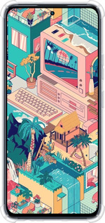 Силіконовий протиударний с посиленими кутами чехол № 5393 для Infinix Hot 50 Pro 4G - 5393sp-3871 изображение 