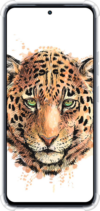 Силикон с усиленными углами чехол Леопард v2 для Infinix Hot 50 Pro 4G - 5606sp-3871 изображение 