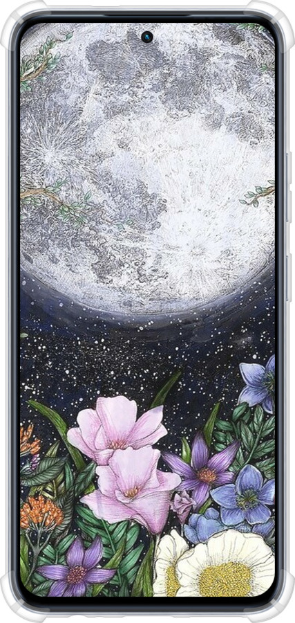 Силикон с усиленными углами чехол Полночь в саду II для Infinix Hot 50 Pro 4G - 6424sp-3871 изображение 