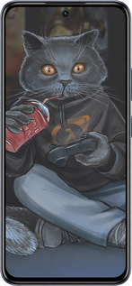 Силіконовий чехол gamer cat для Infinix Hot 50 Pro 4G - 4140u-3871 изображение 