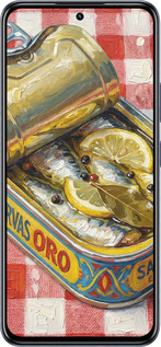 Силиконовый чехол Vintage Sardine Tin Phone для Infinix Hot 50 Pro 4G - 6772u-3871 изображение 